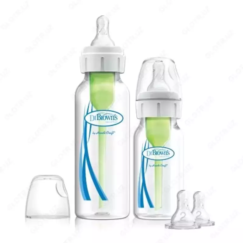 Стартовый комплект бутылочек для новорожденного Dr Brown's Options+, 0+ мес.