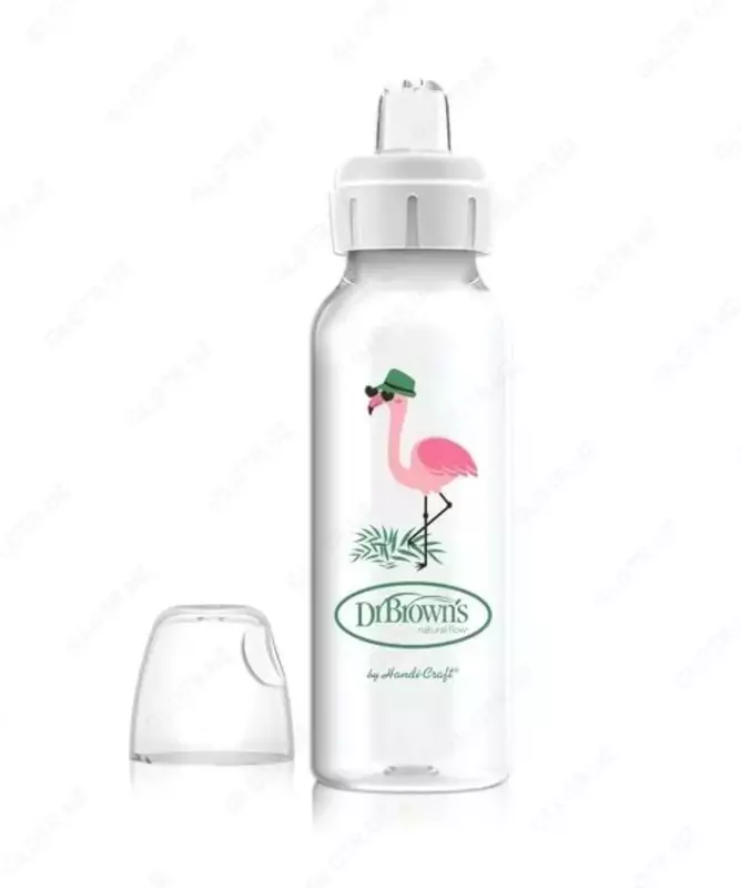 Бутылочка-поильник для кормления Option с узким горлышком, 250 мл, Dr. Brown's от 6 мес