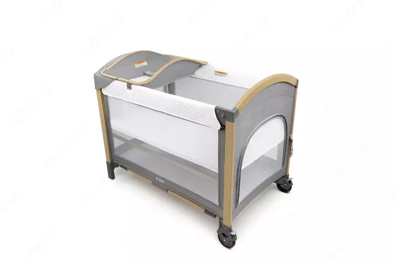 Многофункциональная кроватка-манеж Jikel Pole Playpen & Bedside Crib