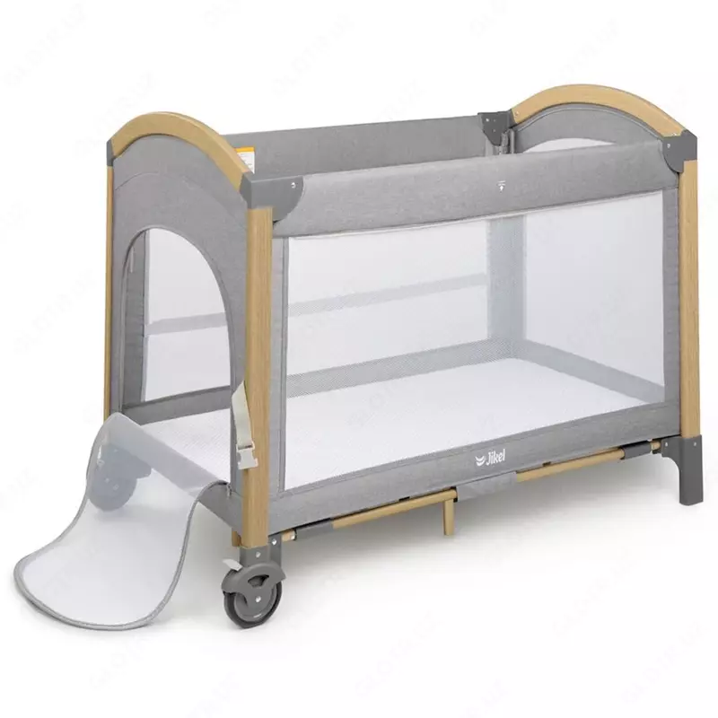 Многофункциональная кроватка-манеж Jikel Pole Playpen & Bedside Crib
