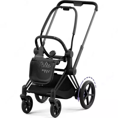 Шасси с прогулочным блоком Cybex - Priam Frame & Seat RBA Chrome Black Chrome