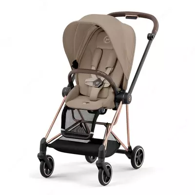 Прогулочная коляска Cybex Mios V3 Cozy Beige, Рама Rose Gold