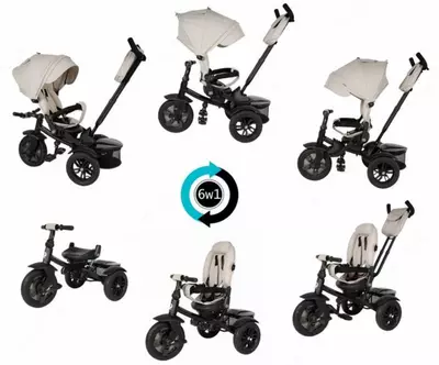 Трехколесный велосипед 6В1 Qplay Premium от 10 месяцев до 6 лет