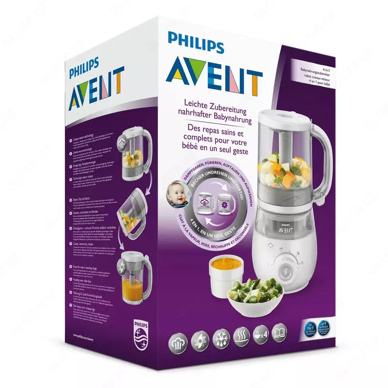  Пароварка-блендер 4В1 Philips Avent CHICCOBABY.UZ