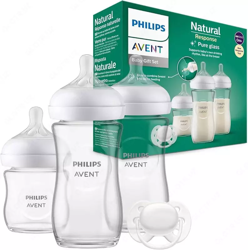 Бутылочки для кормления Philips Avent серии Natural (baby gift set, 0m+)