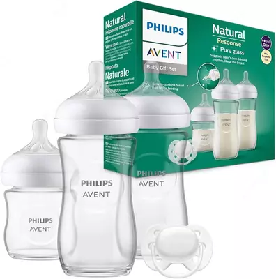 Бутылочки для кормления Philips Avent серии Natural (baby gift set, 0m+)