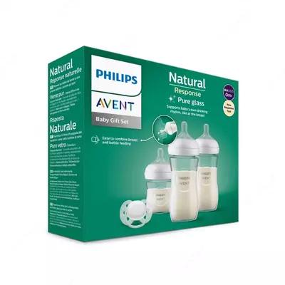 Бутылочки для кормления Philips Avent серии Natural (baby gift set, 0m+)