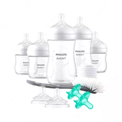 Oziqlantirish idishlari Philips Avent natural seriyasi (newborn gift set, 0m+)