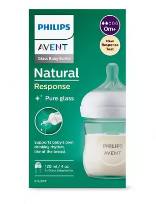 Бутылочка для кормления Philips Avent серии Natural (0m+, 120 ml)
