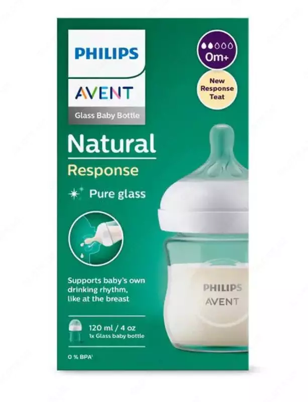 Бутылочка для кормления Philips Avent серии Natural (0m+, 120 ml)