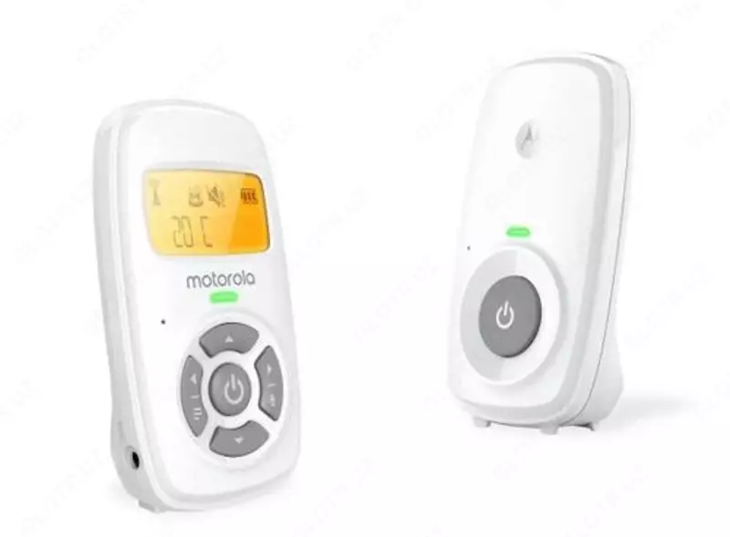 Радионяня Motorola AM 24 с высокочувствительным микрофоном и аккумулятором в родительском блоке