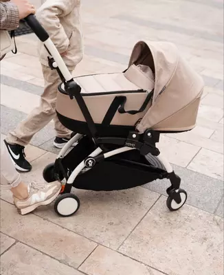 Люлька 0+ для коляски Stokke® YOYO³ (Серо-коричневая) NEW