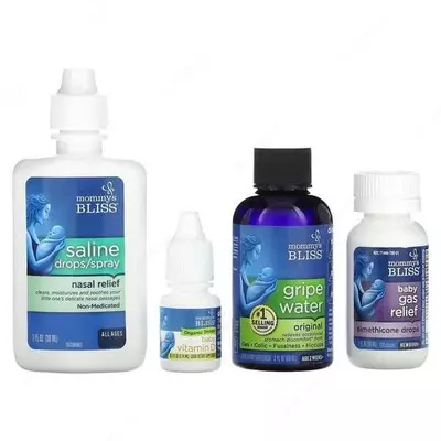 Yangi tug'ilgan chaqaloqlar uchun ozuqaviy qo'shimchalar, "Mommys bliss" yangi tug'ilgan chaqaloqlar uchun zaruriy mahsulotlar, 4 tadan iborat to'plam