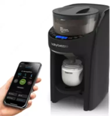 Sut formulasi dispenseri "Baby Brezza" Pro Advanced, Wi-Fi (maqola - FRP0066) Qora