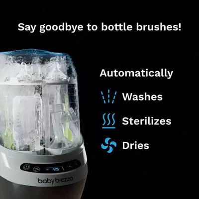 Универсальная детская машина для мытья бутылочек "Baby brezza" Bottle Washer Pro, стерилизатор, сушилка (Арт. - BRZ0103)