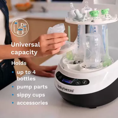 Универсальная детская машина для мытья бутылочек "Baby brezza" Bottle Washer Pro, стерилизатор, сушилка (Арт. - BRZ0103)