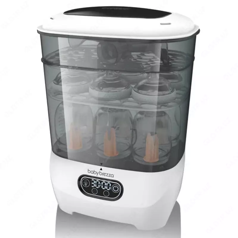 Стерилизатор и сушилка (паровая) для детских бутылочек "Baby Brezza" One Step Advanced (Арт. - BRZ0069) Белый