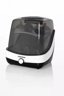 Сверхбыстрый стерилизатор и сушилка для детских бутылочек "Baby Brezza" 10 мин. (Арт. - BRZ0083) Черный/белый