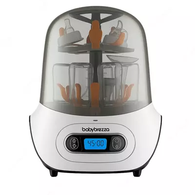 "Baby Brezza" chaqaloq shishalari uchun sterilizator va quritgich (bug ') bir bosqichli (Art. - BRZ0098) Oq