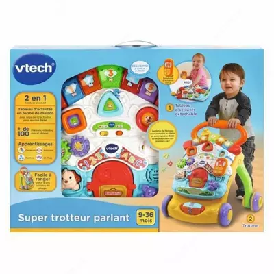 Ходунки-каталка "VTech", съемная игровая панель, 6м+