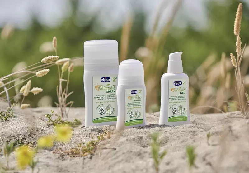 Bolalar uchun chivinlarga qarshi himoya spreyi "Chicco" Naturalz 2m+ (YANGI)