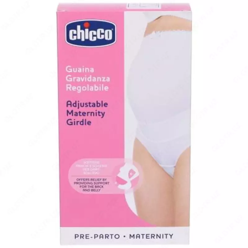 Трусы-бандаж дородовый (для беременных) "Chicco" (Белый)