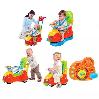 Машинка-каталка 4 в 1 "Chicco" Girl