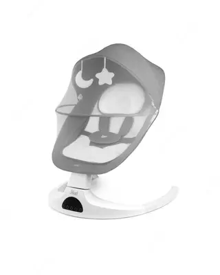 Электронное кресло-качалка (0+ мес. до 2-х лет) "Jikel" Nexus Swing & Napper (Светло-серое)