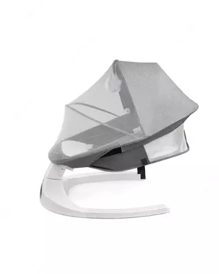 Электронное кресло-качалка (0+ мес. до 2-х лет) "Jikel" Nexus Swing & Napper (Светло-серое)