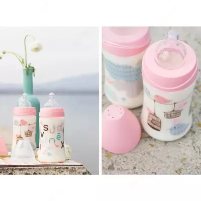 Подарочный набор бутылочек "Suavinex" Welcome Baby Set Girl, 2-4 мес. (NEW)