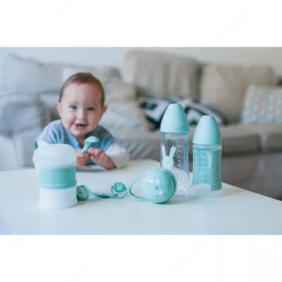 "Suavinex" butilkalar to'plami Welcome Baby to'plami Premium 0+ oy (YANGI)