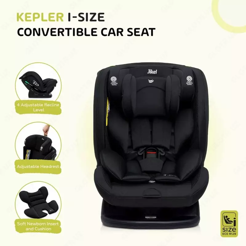 Автокресло-трансформер "Jikel" Kepler I-Size Carbon Black, 0-12 мес. (NEW)