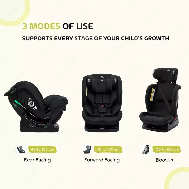 Автокресло-трансформер "Jikel" Kepler I-Size Carbon Black, 0-12 мес. (NEW)