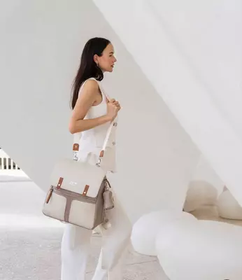 Рюкзак для Мамы и Малыша "Jikel" Loomi (Бежевый) NEW