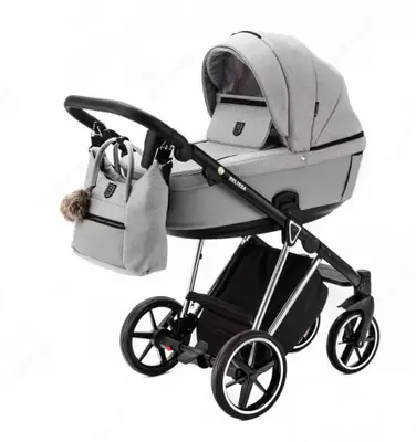 Bolalar aravachasi 2-in-1 "Adamex" Blanc Special Edition PS586 (Polsha) Ochiq kulrang