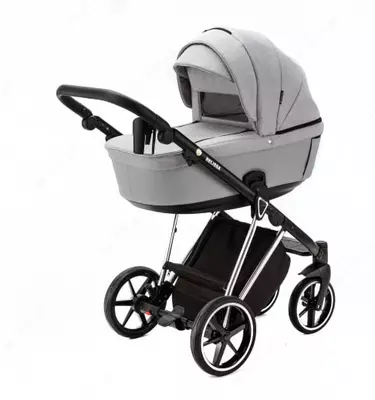 Bolalar aravachasi 2-in-1 "Adamex" Blanc Special Edition PS586 (Polsha) Ochiq kulrang