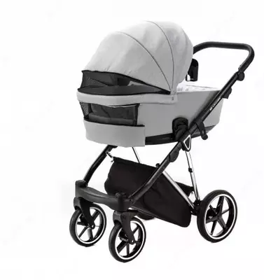 Bolalar aravachasi 2-in-1 "Adamex" Blanc Special Edition PS586 (Polsha) Ochiq kulrang