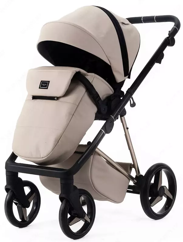 Bolalar aravachasi 2 birida "Adamex" Quantum Superstar Deluxe Q-STAR155-K (Polsha) Bej