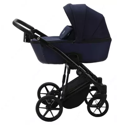 Bolalar aravachasi 2-in-1 "Adamex" Mobi New PS64-1 (Polsha) Toʻq koʻk