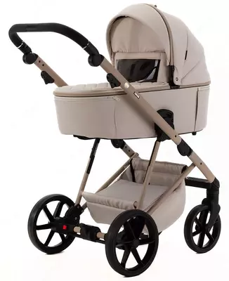 Bolalar aravachasi 2-in-1 "Adamex" Delta Natura DN-3-VANILLA (Polsha) Vanilla