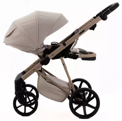 Bolalar aravachasi 2-in-1 "Adamex" Delta Natura DN-3-VANILLA (Polsha) Vanilla