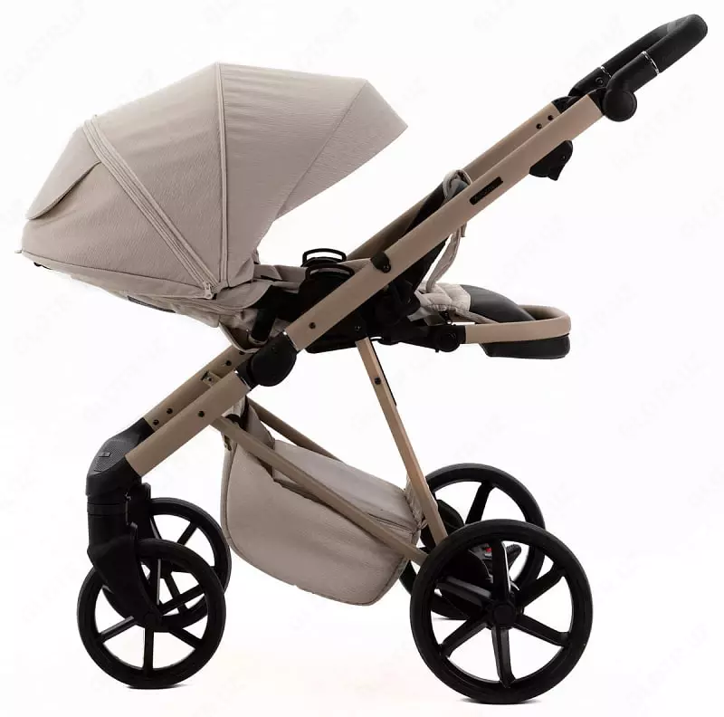 Bolalar aravachasi 2-in-1 "Adamex" Delta Natura DN-3-VANILLA (Polsha) Vanilla