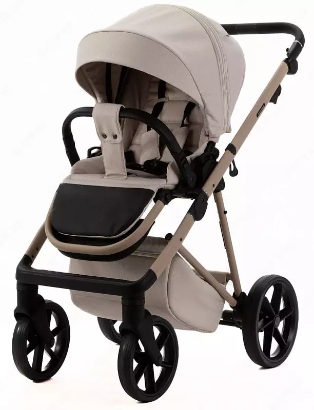 Bolalar aravachasi 2-in-1 "Adamex" Delta Natura DN-3-VANILLA (Polsha) Vanilla