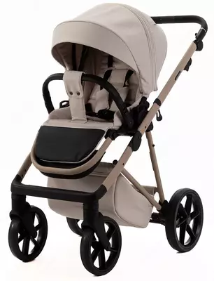 Bolalar aravachasi 2-in-1 "Adamex" Delta Natura DN-3-VANILLA (Polsha) Vanilla