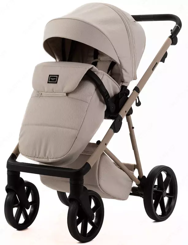 Bolalar aravachasi 2-in-1 "Adamex" Delta Natura DN-3-VANILLA (Polsha) Vanilla