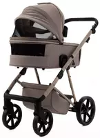 Bolalar aravachasi 2-in-1 "Adamex" Delta Natura DN-4-CAPPUCCINO (Polsha) Cappuccino Chakana savdo