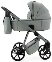 Детская коляска 2-в-1 "Adamex" Delta Natura DN-8-MINT (Польша) Мята - по запросу