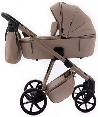 Bolalar aravachasi 2-in-1 "Adamex" Delta Natura DN-5-CAMEL (Polsha) Toʻq bej