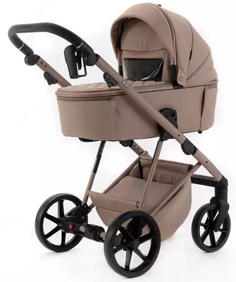 Bolalar aravachasi 2-in-1 "Adamex" Delta Natura DN-5-CAMEL (Polsha) Toʻq bej