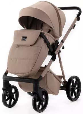 Bolalar aravachasi 2-in-1 "Adamex" Delta Natura DN-5-CAMEL (Polsha) Toʻq bej